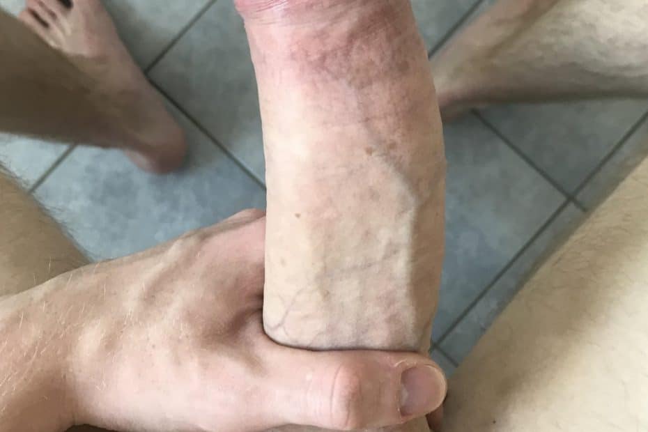 Big smooth shaved cock