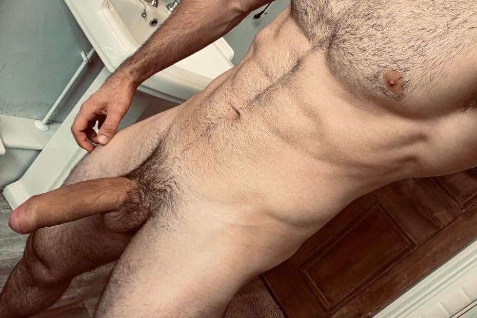 Hairy body and big penis