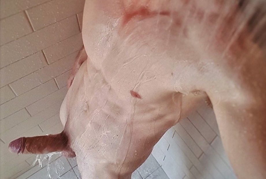 Hard dick in the shower