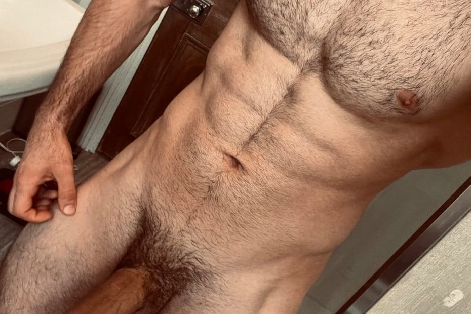 Hunk with a huge cock