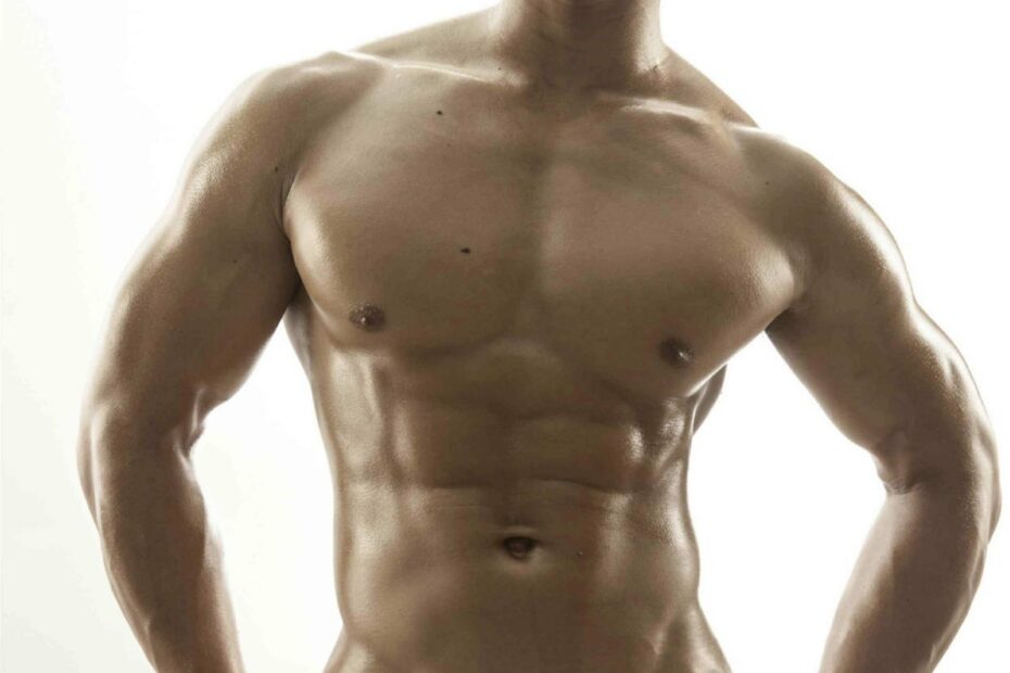 Sexy nude muscle boy