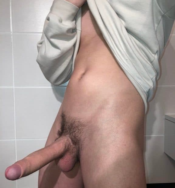 Very long cock fully erected